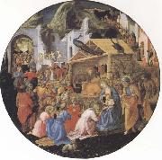 Sandro Botticelli Filippo Lippi,Adoration of the Magi oil on canvas